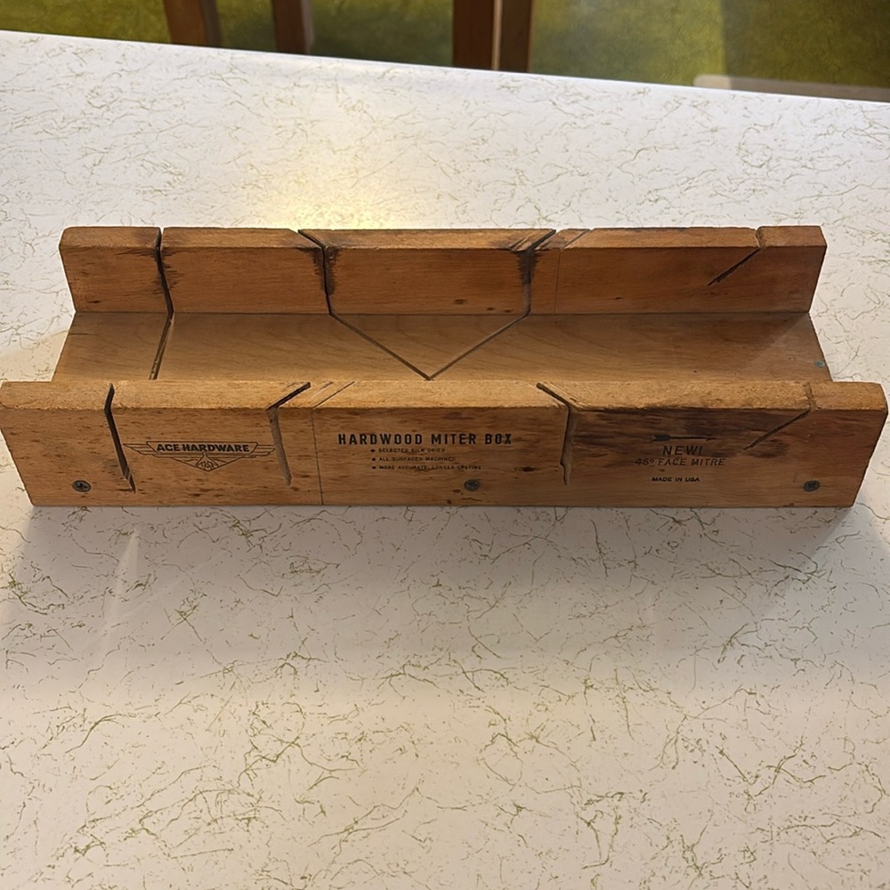 Vintage Hardwood Miter Box